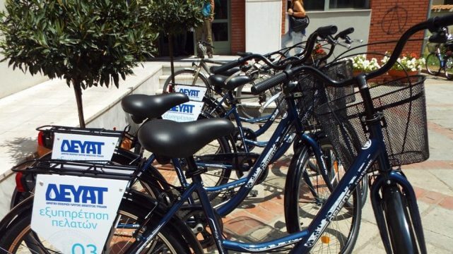 Ποδήλατα για εξυπηρέτηση των πολιτών και από την ΔΕΥΑΤ