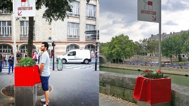 Aνοιχτά δημόσια ουρητήρια εγκαινιάστηκαν στο Παρίσι