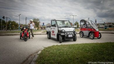 Η πρώτη παρουσίαση των ηλεκτροκίνητων οχημάτων στα Τρίκαλα
