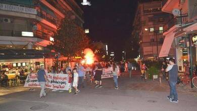 Aντιφασιστική πορεία για τον Παύλο Φύσσα στα Τρίκαλα