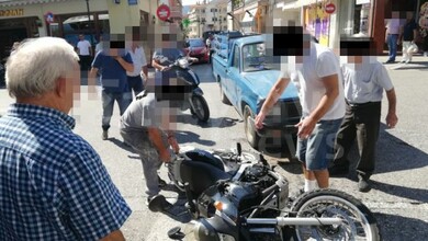 Αγροτικό αυτοκίνητο παρέσυρε δικυκλιστή στο κέντρο της Καλαμπάκας