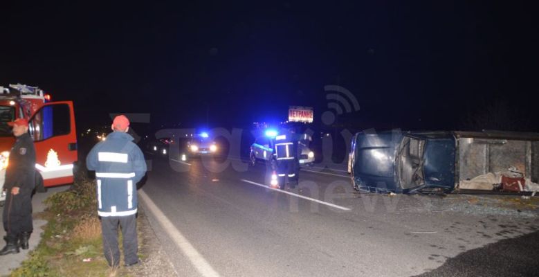 Σφοδρή σύγκρουση οχημάτων στην Ε.Ο. Καλαμπάκας – Τρικάλων