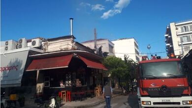 Φωτιά σε ψησταριά στο κέντρο των Τρικάλων
