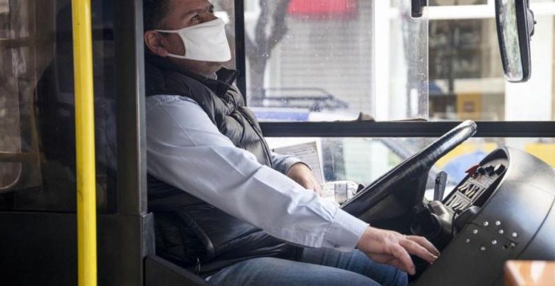 Πρόστιμο σε οδηγό λεωφορείου για μάσκα