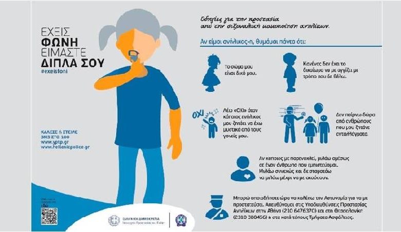 Χρήσιμες συμβουλές για την προφύλαξη και προστασία των παιδιών από πράξεις ασέλγειας ή κακοποίησης