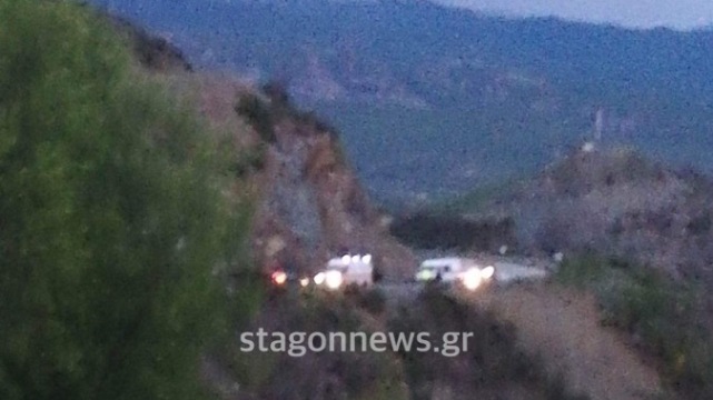 Σφοδρή σύγκρουση οχημάτων στην Καλαμπάκας – Ιωαννίνων στο ύψος της Κερασιάς