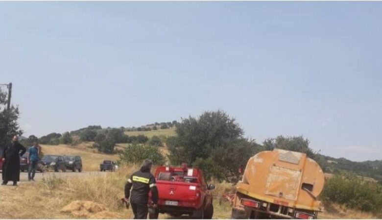 Φωτιά στην περιοχή της Αγναντιάς