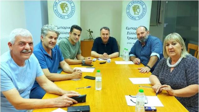 Συγκροτήθηκε σε σώμα το ΔΣ του Εμπορικού Συλλόγου Τρικάλων