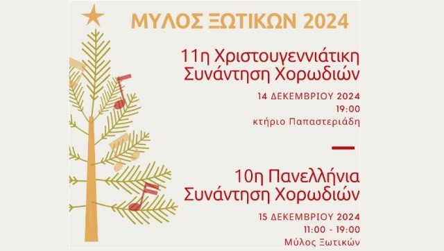 Ο Μύλος των Ξωτικών κέντρο συνάντησης 20 χορωδιών